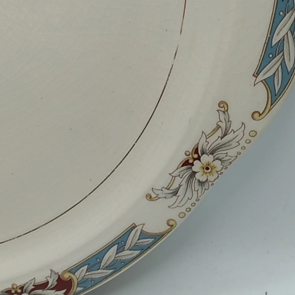 Vintage Camwood Ivory National Brotherhood of Operative Potteries USA 22k gold
